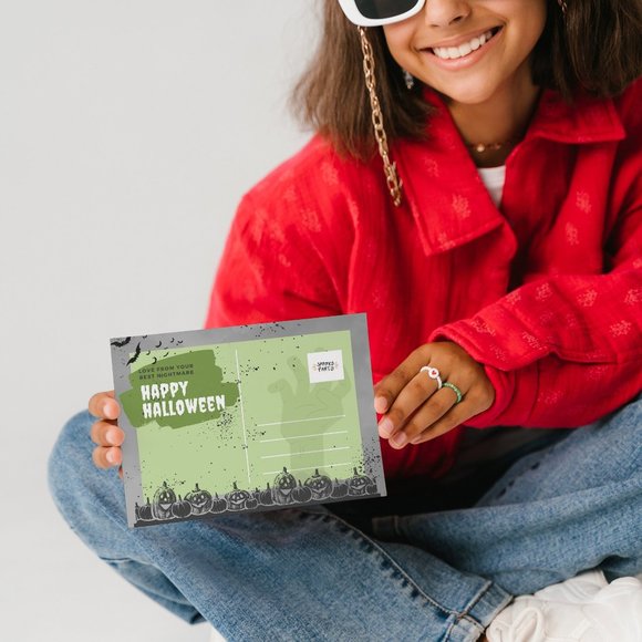 Spooky Halloween Card Set of 5 - With black envelopes - Picture 5 of 10